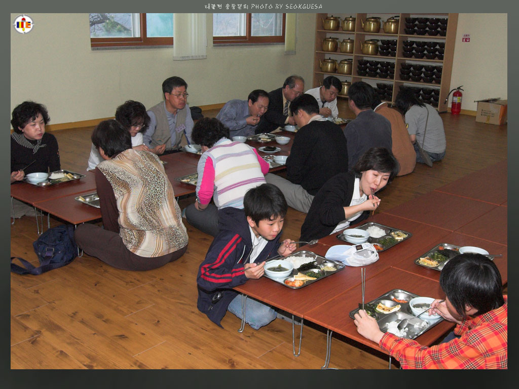 저녁공양-2 - 음식 맛 어떠셨나요?