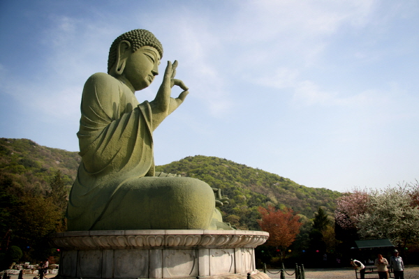 천안각원사춘계수련회 - 철불좌상