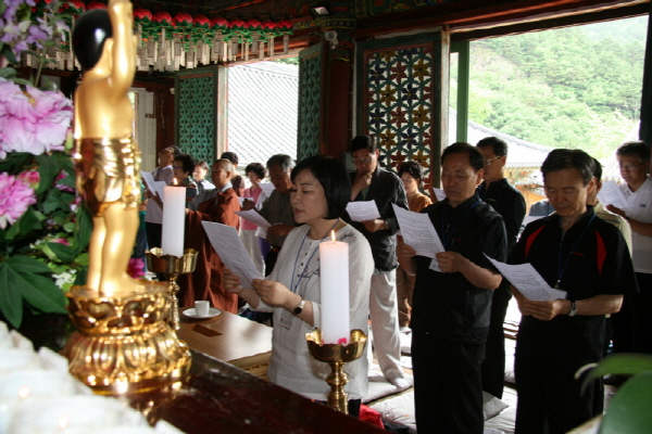 신흥사 낙산사 사찰순례 - 박순미최고위원님의 발원문낭독