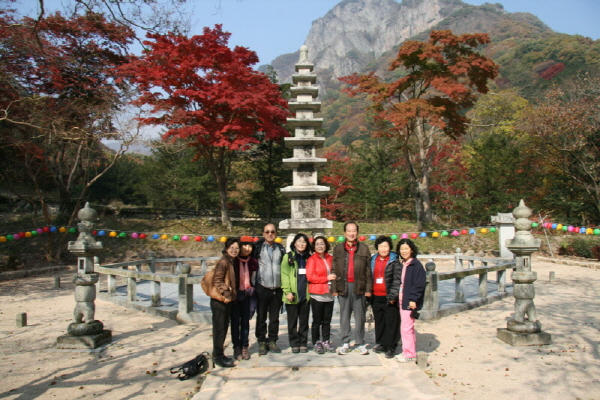 13차 사찰순례 백양사 - 사찰순례 기념사진